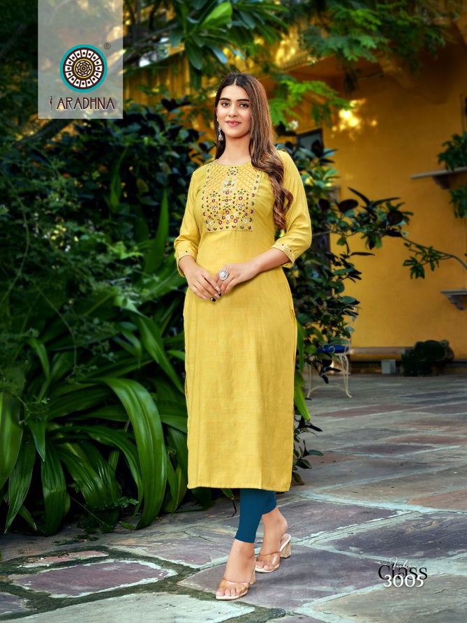 Aradhna Fashion Class Vol 3 Ethnic Wear Wholesale Kurtis Catalog